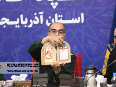 نشست خبری فرمانده سپاه عاشورا در تبریز