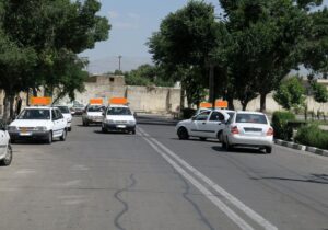 تعلیم رانندگی در معابر عمومی تبریز!