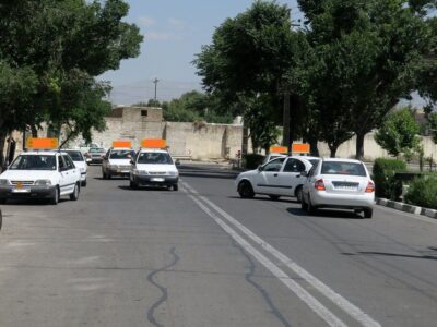 تعلیم رانندگی در معابر عمومی تبریز!