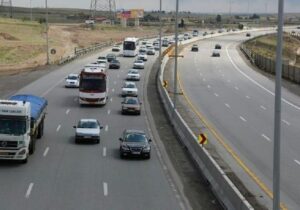 تردد خودروها در راه‌های آذربایجان‌شرقی سه درصد افزایش یافت