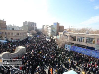 وفاداری مردم تبریز در روز ۲۲ بهمن  به نظام جمهوری اسلامی و انقلاب