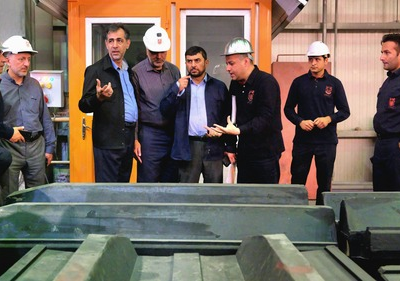 رونمایی از مگالاینر بومی سازی شده در مجتمع مس سونگون