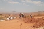 احداث خط جدید آبیاری فضای سبز در تفرجگاه عینالی