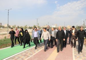مسیر دو کیلومتری دوچرخه سواری در اراضی میدان تیر افتتاح شد